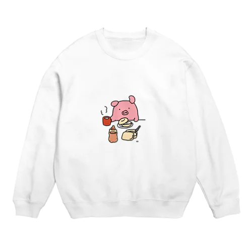 朝寝坊 Crew Neck Sweatshirt