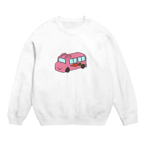 うさぎ幼稚園(もも) Crew Neck Sweatshirt