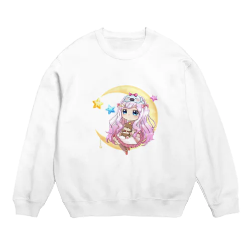 おねむなミニキャラまるちゃんver. Crew Neck Sweatshirt