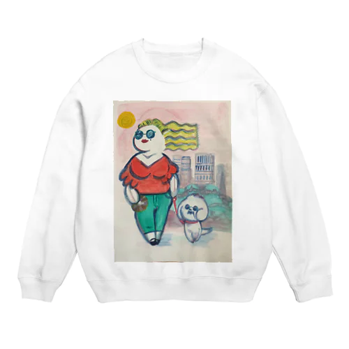 マリリンモンローの休日 Crew Neck Sweatshirt