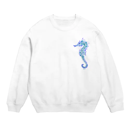 タツノオトシゴ Crew Neck Sweatshirt