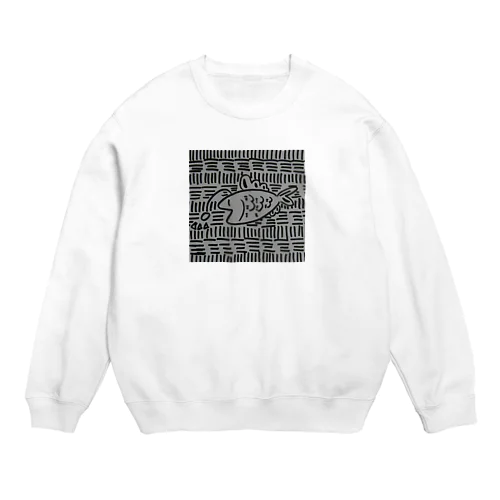 ちょうちんさかな Crew Neck Sweatshirt