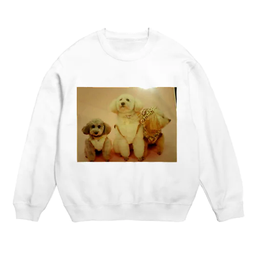 ヒーラーわん娘三姉妹の超ラッキー波動 Crew Neck Sweatshirt