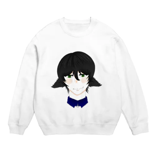 猫箕郗斗 Crew Neck Sweatshirt