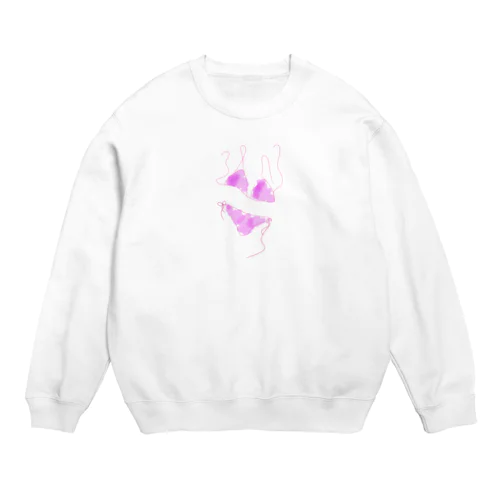 元気な女の子の可愛いランジェリー Crew Neck Sweatshirt