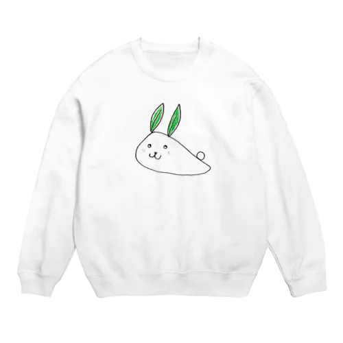 [森図鑑] 笹うさぎ Crew Neck Sweatshirt