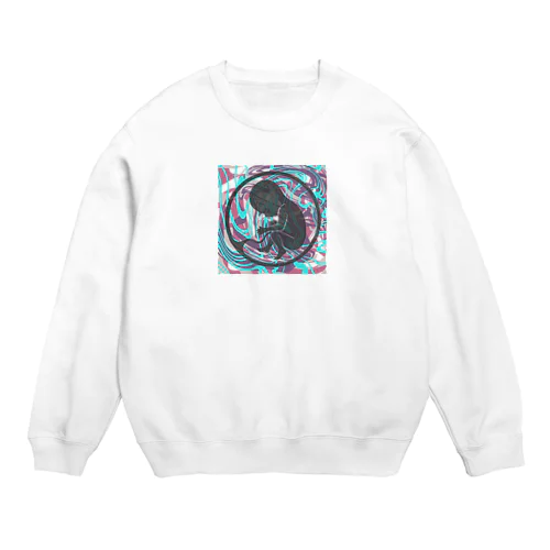 胎児の思惑 Crew Neck Sweatshirt