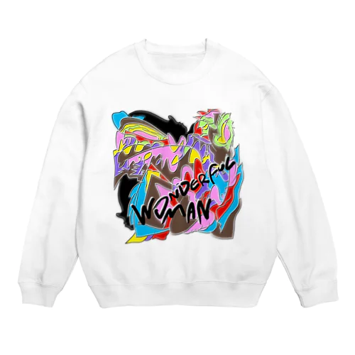 #wonderfulwoman_2 Crew Neck Sweatshirt