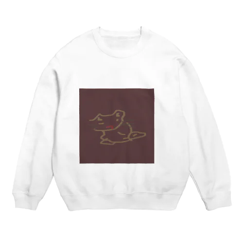 うちの寝ぼけ猫 Crew Neck Sweatshirt