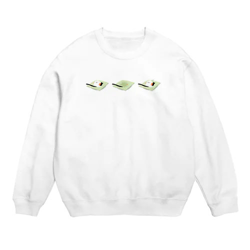 練切シマエナガグッズ Crew Neck Sweatshirt