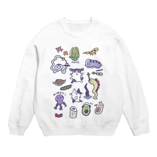 ゆかいななかまたち！ Crew Neck Sweatshirt