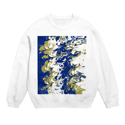 ざっくりマーブル Crew Neck Sweatshirt