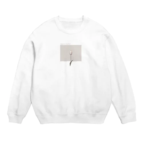 SAKURA milk tea* chocolate Crew Neck Sweatshirt