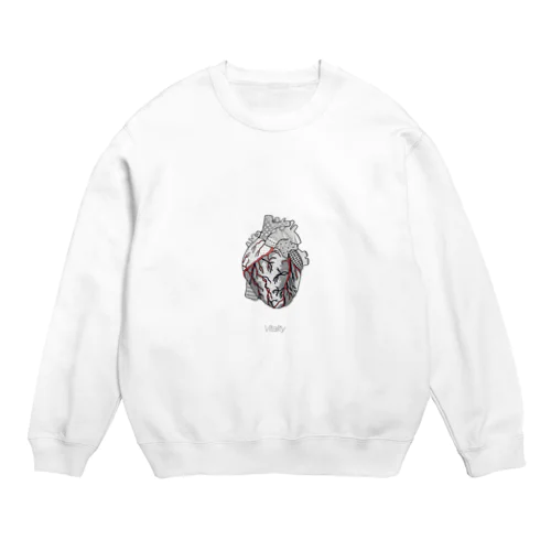 Vitality(心臓) Crew Neck Sweatshirt