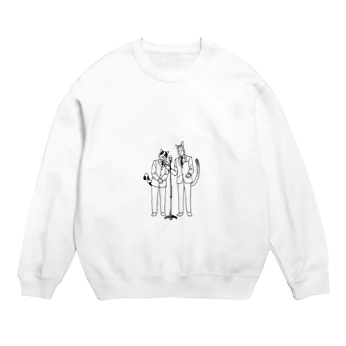 猫漫才 Crew Neck Sweatshirt