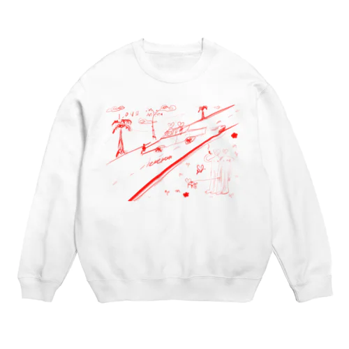 ハートくんlife Crew Neck Sweatshirt