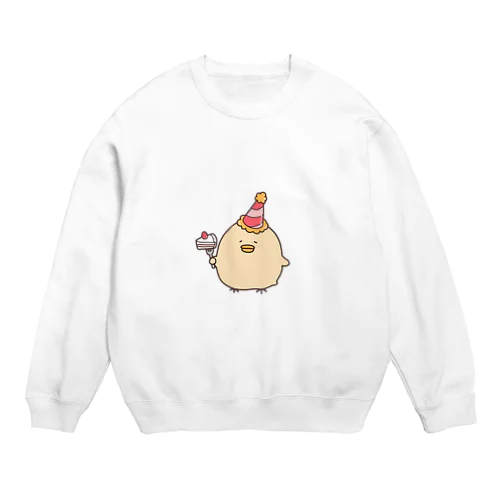 ハッピーぴよこ Crew Neck Sweatshirt