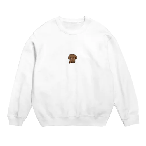 どっからどう見てもトイプードル Crew Neck Sweatshirt