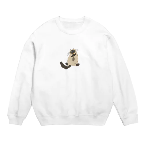 ごろごろん猫ちゃん Crew Neck Sweatshirt