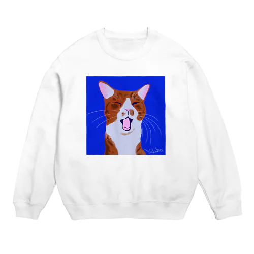 やくぼ家ねこ：あに Crew Neck Sweatshirt