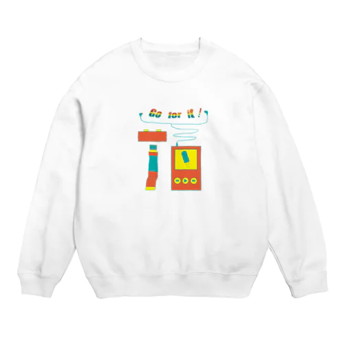 Go for it！ 【ビタミンフードカラー】 Crew Neck Sweatshirt