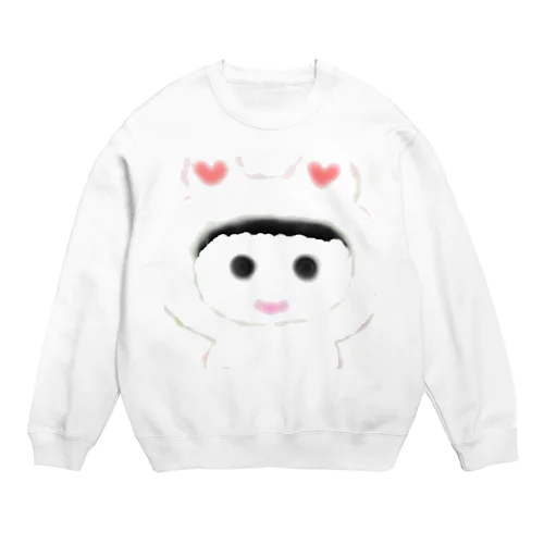 ポエムで抱きしめて（ポエ抱き） Crew Neck Sweatshirt