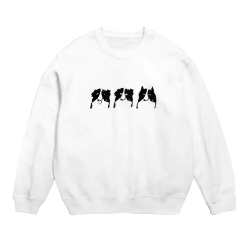 ひょうじょうゆたかいぬ Crew Neck Sweatshirt