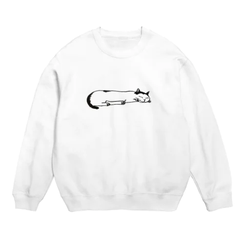 ねむりねこ Crew Neck Sweatshirt