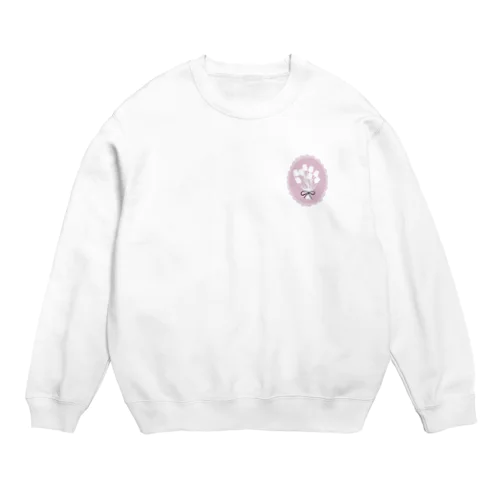 チューリップブーケ🌷 Crew Neck Sweatshirt