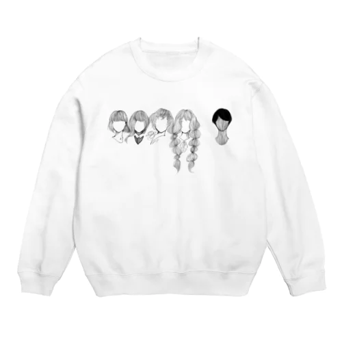 『白紙のあなた』 Crew Neck Sweatshirt