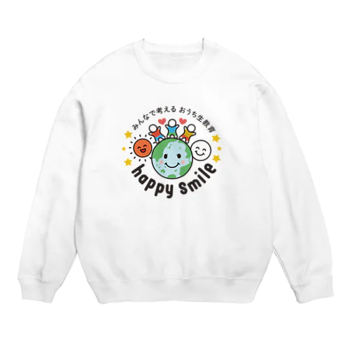 happy smile オリジナルグッズ Crew Neck Sweatshirt