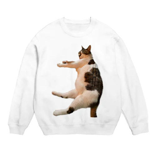 ぷよんぷよんコロン猫 Crew Neck Sweatshirt
