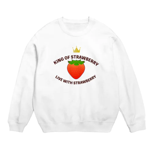 いちごキング Crew Neck Sweatshirt