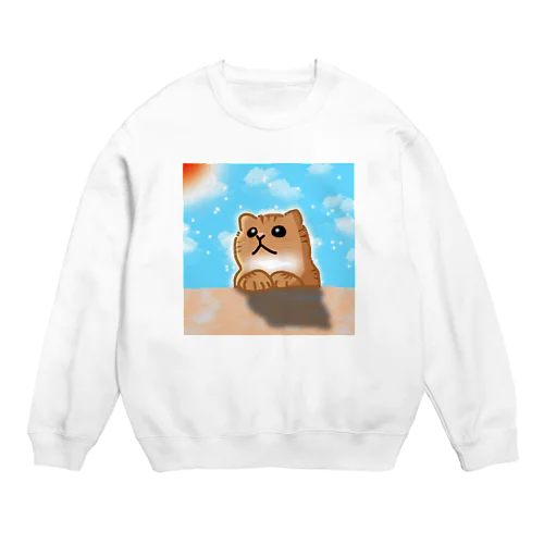 ご飯何にしょうか〜？ Crew Neck Sweatshirt