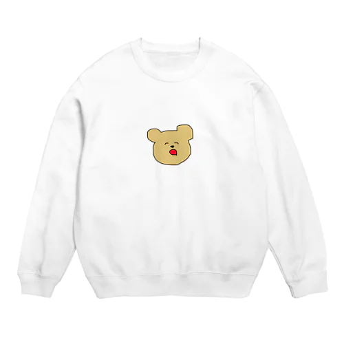 高熱のときによくみるクマ Crew Neck Sweatshirt