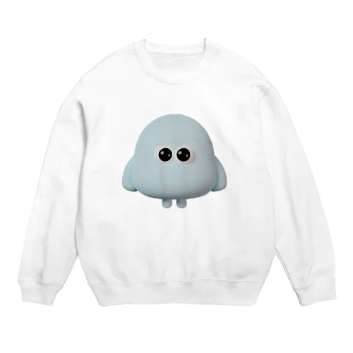 moni sky blue Crew Neck Sweatshirt