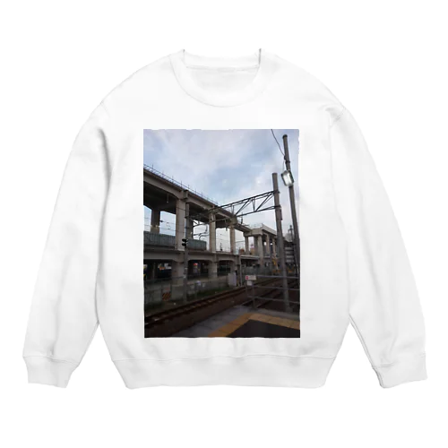 知立駅 Crew Neck Sweatshirt