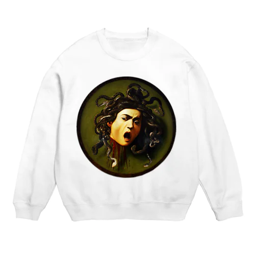 メドゥーサ　カラヴァッジオ　Caravaggio / Medusa Crew Neck Sweatshirt