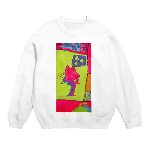 運運ぎつね Crew Neck Sweatshirt