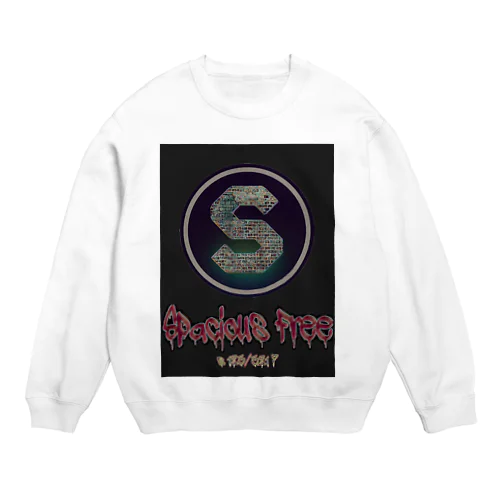 spacious Crew Neck Sweatshirt