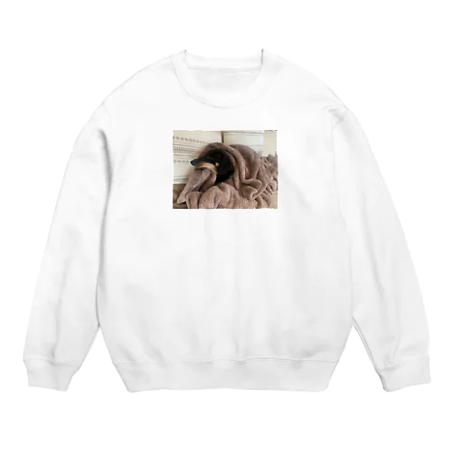 我が家の天使(カラー) Crew Neck Sweatshirt