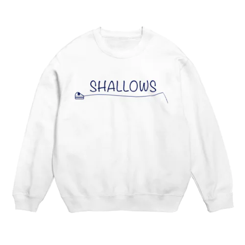 3/8ozブランド SHALLOWS 「a piece of cake」 Crew Neck Sweatshirt