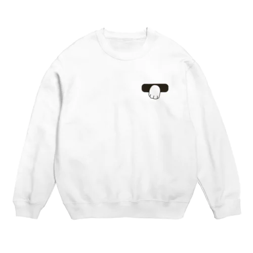 猫の手でた Crew Neck Sweatshirt