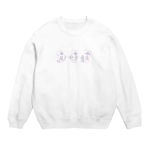 まじっくウサチャン Crew Neck Sweatshirt