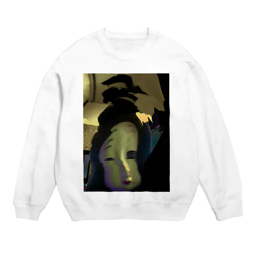 時空の歪みと市松人形 Crew Neck Sweatshirt