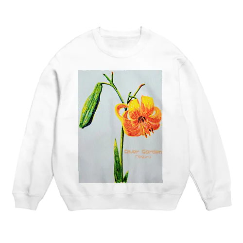 River Garden 野姫百合 Crew Neck Sweatshirt