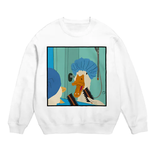 アヒルの美容 Crew Neck Sweatshirt