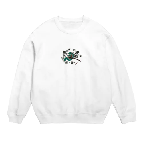 カエル剣士 Crew Neck Sweatshirt