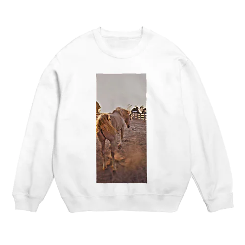 放牧中馬 Crew Neck Sweatshirt