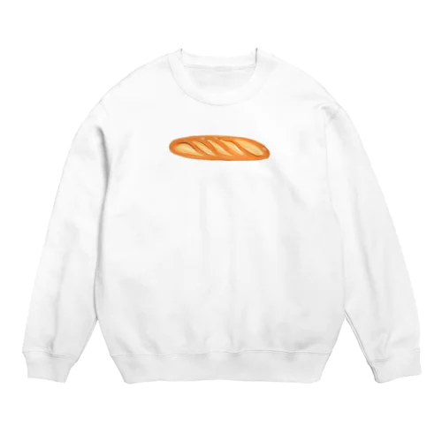 フランスパンマン Crew Neck Sweatshirt